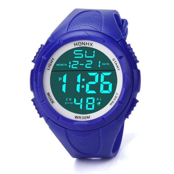 honhx fashion student's sport watches led digital wristwatch display date week clock silica gel strap relojes para hombre, Slivery;brown
honhx fashion student's sport watches led digital wristwatch display date week clock silica gel strap relojes para hombre, Slivery;brown