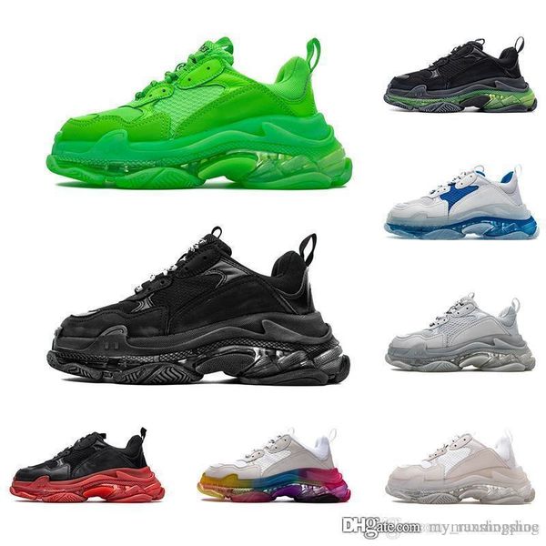 paris 17fw triple s designer casual shoes old dad sneakers triple black white blue mens womens platform sports
paris 17fw triple s designer casual shoes old dad sneakers triple black white blue mens womens platform sports