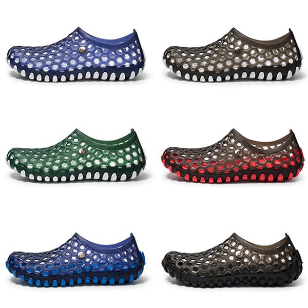 men's hole shoes in summer antiskid outdoor beach shoes fashion trend student sandals men's and women's breathable rain, Black
men's hole shoes in summer antiskid outdoor beach shoes fashion trend student sandals men's and women's breathable rain, Black