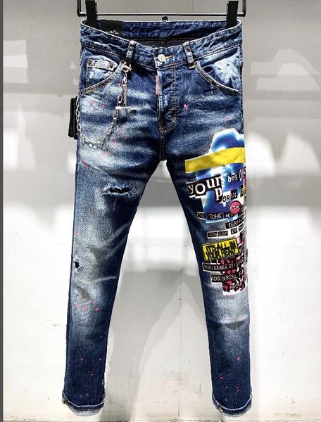 classic icon fashion men jeans hip hop holes mens casual design ripped jeans distressed skinny trousers denim biker jeans man pants 1440, Blue
classic icon fashion men jeans hip hop holes mens casual design ripped jeans distressed skinny trousers denim biker jeans man pants 1440, Blue