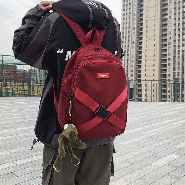 schoolbag female high school college student fashion trendy backpack casual simple wild campus backpack men travel bag
schoolbag female high school college student fashion trendy backpack casual simple wild campus backpack men travel bag