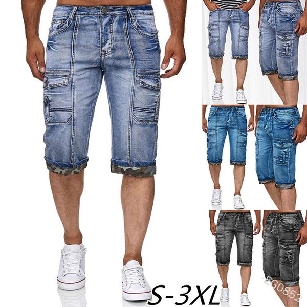 wepbel men's jeans pockets fashion denim shorts straight knee length pants button summer casual new, Blue
wepbel men's jeans pockets fashion denim shorts straight knee length pants button summer casual new, Blue