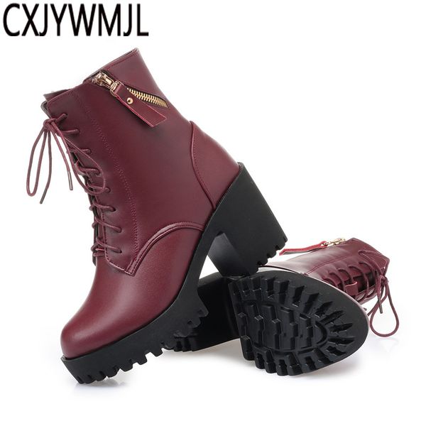 cxjywmjl winter genuine leather women boots wedding party warm wool boots fashion comfortable warm shoes wedding shoes red 6857, Black
cxjywmjl winter genuine leather women boots wedding party warm wool boots fashion comfortable warm shoes wedding shoes red 6857, Black