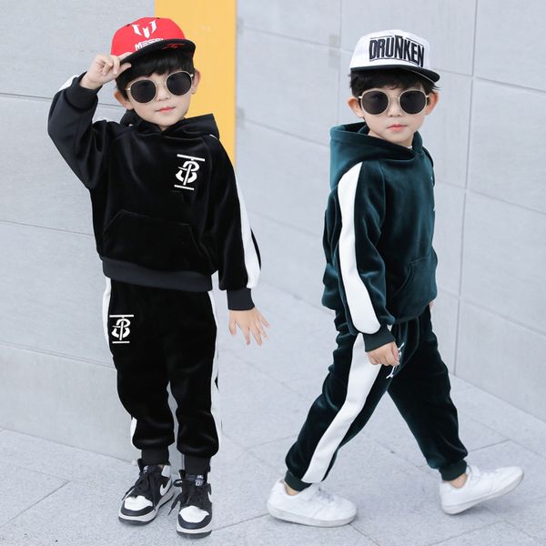 boys fleece hoodies set children winter clothing sets velvet hooded sets keep warm kids fashion outfit, White
boys fleece hoodies set children winter clothing sets velvet hooded sets keep warm kids fashion outfit, White