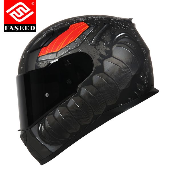 faseed helmet men's safety motorcycle summer full face helmet female locomotive running full cover personality cool
faseed helmet men's safety motorcycle summer full face helmet female locomotive running full cover personality cool