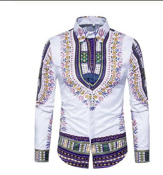 men's casual shirts splash-ink print slim fit long sleeve dress 2021 fashion shirt african men business social, White;black
men's casual shirts splash-ink print slim fit long sleeve dress 2021 fashion shirt african men business social, White;black