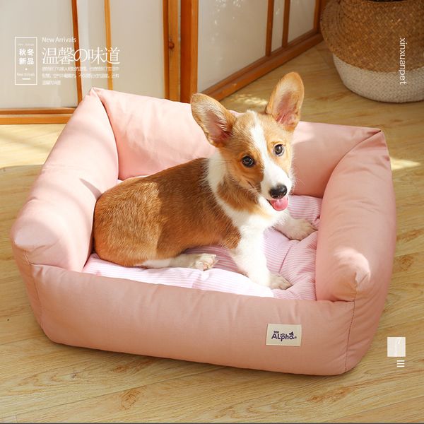 high-grade cotton small and medium-sized dog teddy method dog kennel non-stick hair socket removable and washable cat litter
high-grade cotton small and medium-sized dog teddy method dog kennel non-stick hair socket removable and washable cat litter
