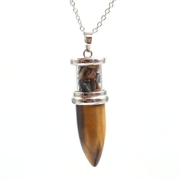 wholesale 5 pcs silver plated bullet shape rose quartz wish bottle pendant link chain necklace tiger eye stone jewelry 
wholesale 5 pcs silver plated bullet shape rose quartz wish bottle pendant link chain necklace tiger eye stone jewelry