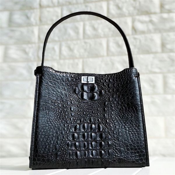 lady working purse genuine alligator leather female single shoulder bag authentic crocodile skin women's handle handbag
lady working purse genuine alligator leather female single shoulder bag authentic crocodile skin women's handle handbag