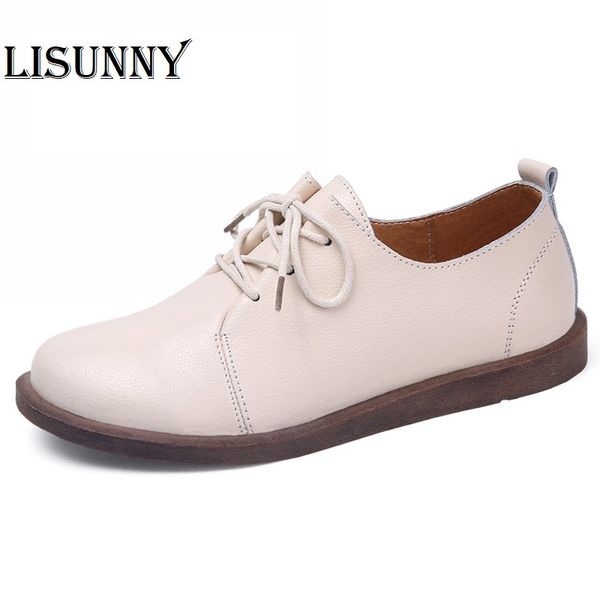 woman rubber flats 2020 retro genuine leather shoes autumn women's shoes female lace-up casual brogue zapatos de mujer, Black
woman rubber flats 2020 retro genuine leather shoes autumn women's shoes female lace-up casual brogue zapatos de mujer, Black