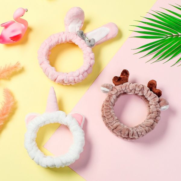 cartoon unicorn bunny ear wide headband women coral velvet wash face hairband cute deer horn girl turban for halloween christmas hair acc, Slivery;white
cartoon unicorn bunny ear wide headband women coral velvet wash face hairband cute deer horn girl turban for halloween christmas hair acc, Slivery;white