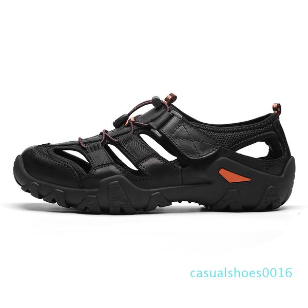 brand genuine leather men sandals summer cow leather for beach male shoes roman style mens gladiator sandal plus size 38-48 c16, Black
brand genuine leather men sandals summer cow leather for beach male shoes roman style mens gladiator sandal plus size 38-48 c16, Black