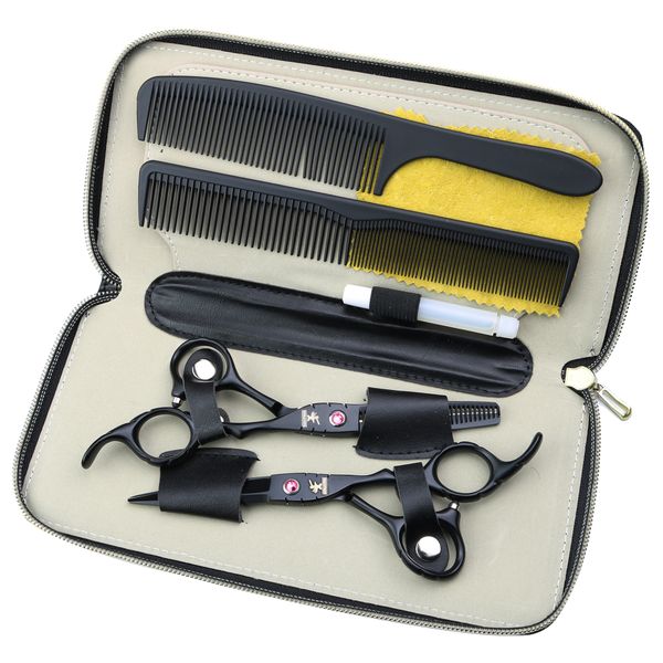 5,5-дюймовый 6-дюймовый ножницы jp стали черный волос парикмахерская истончение ножницы парикмахера япония 440c shear
5,5-дюймовый 6-дюймовый ножницы jp стали черный волос парикмахерская истончение ножницы парикмахера япония 440c shear