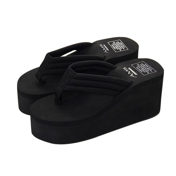 women summer slipsole platform wedges shoes indoor home slippers plus size sandals slipper beach shoes 10, Black
women summer slipsole platform wedges shoes indoor home slippers plus size sandals slipper beach shoes 10, Black