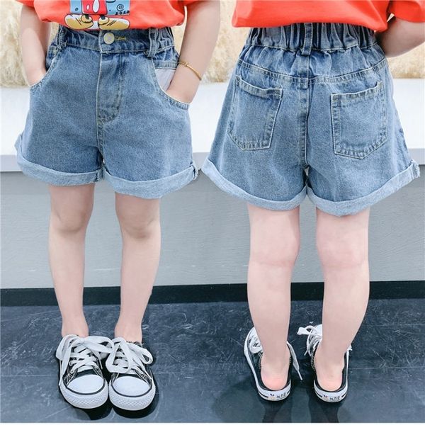 wear boys' and girls' button children's wear shorts children's and girls' babies' smiling face with one button, Blue
wear boys' and girls' button children's wear shorts children's and girls' babies' smiling face with one button, Blue