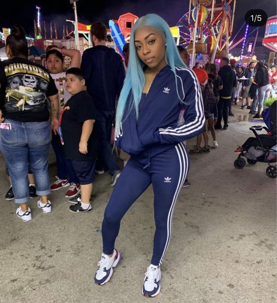 adidas adidas ad женщины дизайнер костюм из двух частей установить спортивный костюм женщины топы высокой талией длинные штаны 2 шт письмо о, Gray 
adidas adidas ad женщины дизайнер костюм из двух частей установить спортивный костюм женщины топы высокой талией длинные штаны 2 шт письмо о, Gray