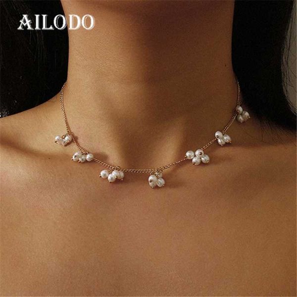 ailodo elegant pearl chokers necklace for women gold color short chain party banquet statement necklace fashion jewelry 20may71, Golden;silver
ailodo elegant pearl chokers necklace for women gold color short chain party banquet statement necklace fashion jewelry 20may71, Golden;silver