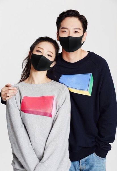 byriver анти грипп маска для рта пылезащитная дышащая моющаяся многоразовая черная маска для лица унисекс стиль