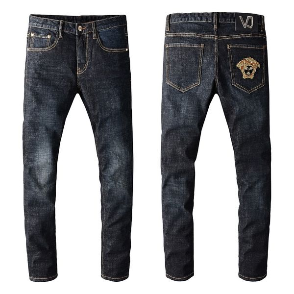new arrival mens designer jeans black embroidery style fashion stripes mens jeans motorcycle biker causal hip hop sold us size 28-40, Blue
new arrival mens designer jeans black embroidery style fashion stripes mens jeans motorcycle biker causal hip hop sold us size 28-40, Blue