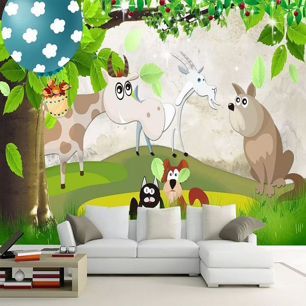 custom large mural 3d wallpaper fairy tale world cartoon animal balloon child bedroom mural tv back wall decor deep 5d embossed
custom large mural 3d wallpaper fairy tale world cartoon animal balloon child bedroom mural tv back wall decor deep 5d embossed