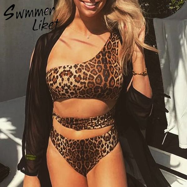 one shoulder one piece swimsuit retro hollow out bikinis 2019 leopard print swimwear women bathing suit new bathers monokini, White;black
one shoulder one piece swimsuit retro hollow out bikinis 2019 leopard print swimwear women bathing suit new bathers monokini, White;black