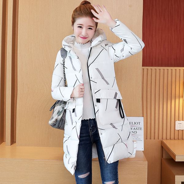 womens warm jacket 2018 autumn winter ladies long parka fashion print white black cotton-padded jackets female slim thick coats
womens warm jacket 2018 autumn winter ladies long parka fashion print white black cotton-padded jackets female slim thick coats