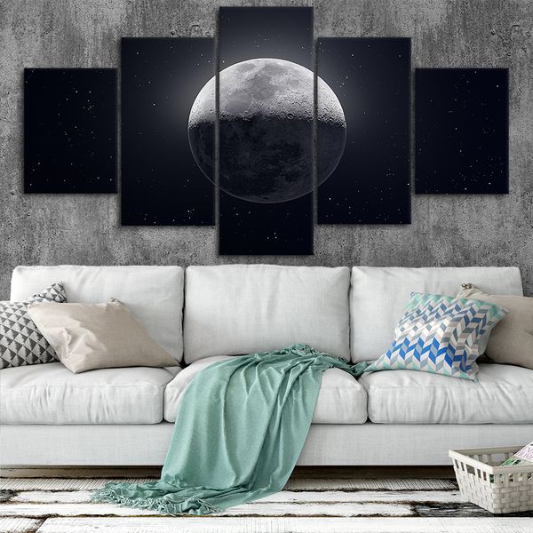 луна художественная роспись холст плакаты wall art framework 5 шт. картины для гостиной hd печать изображения
луна художественная роспись холст плакаты wall art framework 5 шт. картины для гостиной hd печать изображения
