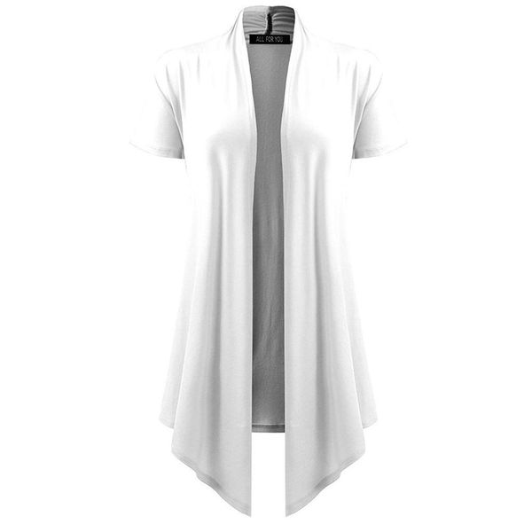 women's soft vest drape cardigan short sleeve long smock autumn spring sun wear female waistcoat jacket blouse clothes, Black;white
women's soft vest drape cardigan short sleeve long smock autumn spring sun wear female waistcoat jacket blouse clothes, Black;white