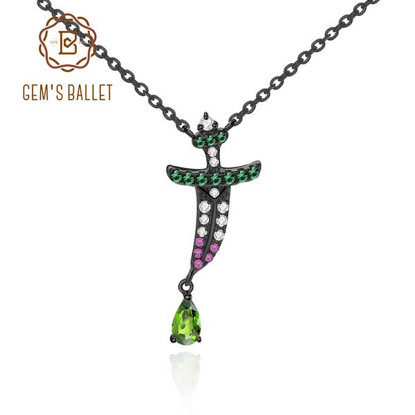 gem's ballet halloween necklace natural chrome diopside gemstone 925 sterling silver dagger pendants for women fine jewelry
gem's ballet halloween necklace natural chrome diopside gemstone 925 sterling silver dagger pendants for women fine jewelry
