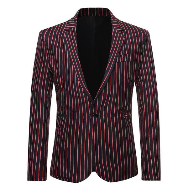 wedding suits for men vertical stripe design slim fit casual men's blazer jacket fashion new, White;black
wedding suits for men vertical stripe design slim fit casual men's blazer jacket fashion new, White;black