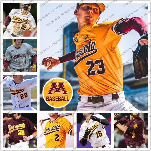 custom 2020 minnesota golden gophers baseball #23 max meyer 2 zack raabe 16 bertrand 30 jack wassel men youth kid jersey 4xl, Black
custom 2020 minnesota golden gophers baseball #23 max meyer 2 zack raabe 16 bertrand 30 jack wassel men youth kid jersey 4xl, Black