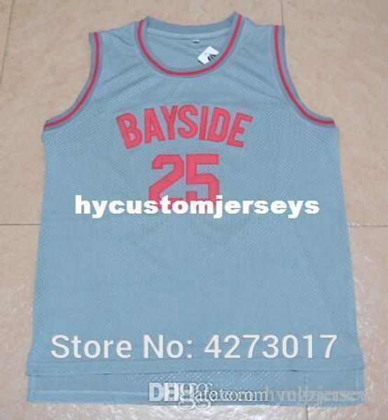 men's bell movie jerseys saved by zack morris 25# bayside basketball gray jersey ncaa, Black;blue
men's bell movie jerseys saved by zack morris 25# bayside basketball gray jersey ncaa, Black;blue