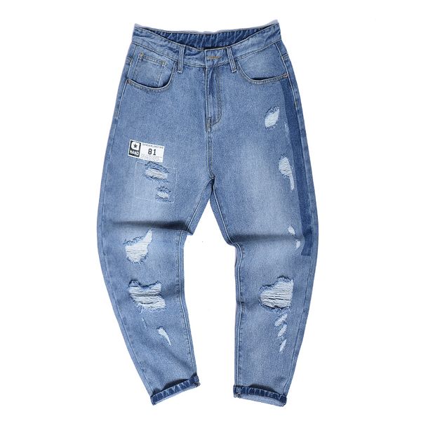 jeans men baggy denim harem pants male loose crotch jeans hip hop street drawstring trousers plus size joggers streetwear, Blue
jeans men baggy denim harem pants male loose crotch jeans hip hop street drawstring trousers plus size joggers streetwear, Blue