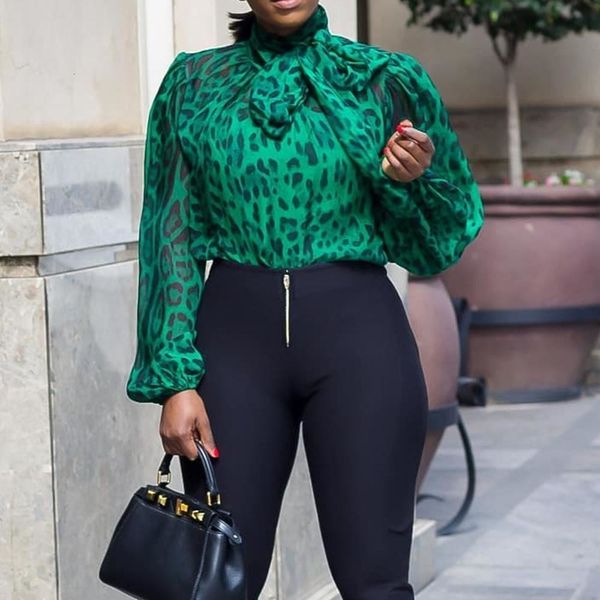 2019 autumn winter women blouse vintage green leopard printed office ladies elegant retro plus size turtleneck long sleeve top, White
2019 autumn winter women blouse vintage green leopard printed office ladies elegant retro plus size turtleneck long sleeve top, White