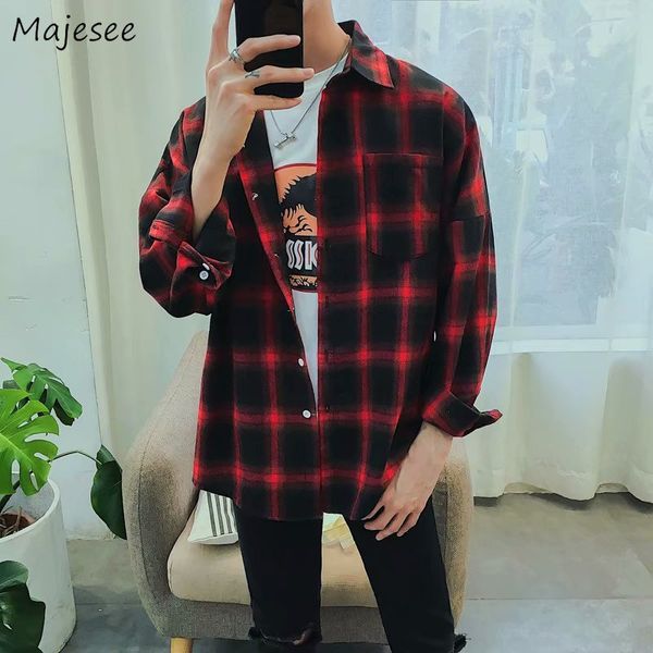 shirts men long sleeve plaid shirt plus size all match mens clothing 2019 new trendy casual bf students black, White;black
shirts men long sleeve plaid shirt plus size all match mens clothing 2019 new trendy casual bf students black, White;black