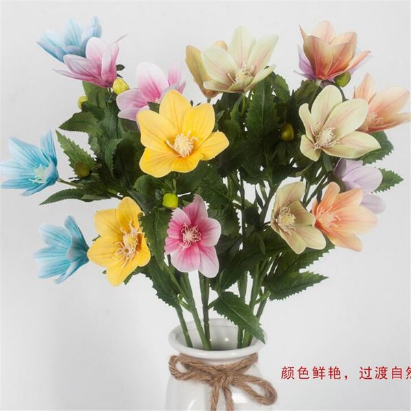 6pcs real touch magnolia flower artificial simulation pu magnolias for wedding xmas home decoration
6pcs real touch magnolia flower artificial simulation pu magnolias for wedding xmas home decoration
