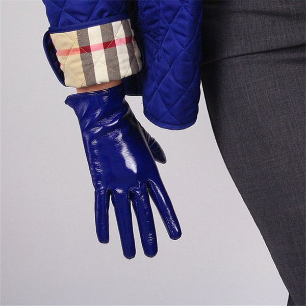 new 2019 patent leather gloves short style female faux genuine leather 21cm party solid color woman' gloves p63, Blue;gray
new 2019 patent leather gloves short style female faux genuine leather 21cm party solid color woman' gloves p63, Blue;gray