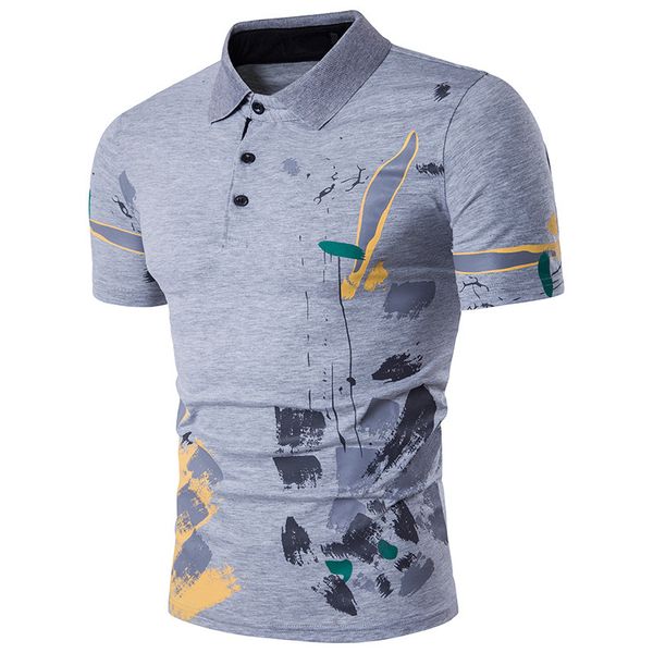 short sleeve polos men crew neck multicolors print large size loose new summer style simple casual type polos, White;black
short sleeve polos men crew neck multicolors print large size loose new summer style simple casual type polos, White;black
