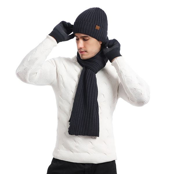 3pcs knitted woolen thickened scarf hat gloves breathable warm set for women men xin-shipping, Blue;gray
3pcs knitted woolen thickened scarf hat gloves breathable warm set for women men xin-shipping, Blue;gray