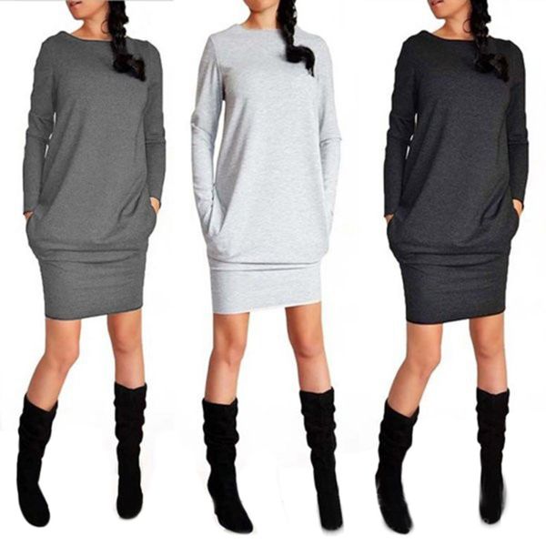 desire 35# dropship 2018 new arrival fashion promotion womens solid new trendy casual autumn winter package hip dress, Black;gray
desire 35# dropship 2018 new arrival fashion promotion womens solid new trendy casual autumn winter package hip dress, Black;gray