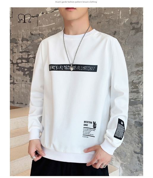 men's solid pullover sweatshirt letter printing long sleeve hoodies autumn winter new brand cotton funny strangeer streetwear, Black
men's solid pullover sweatshirt letter printing long sleeve hoodies autumn winter new brand cotton funny strangeer streetwear, Black