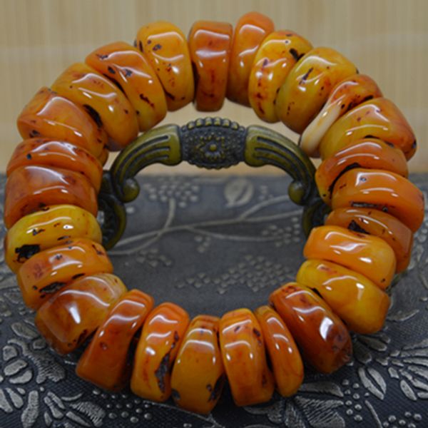 baltic old natural resin stone women&men bracelet vintage style classic jewelry cx200702, Black
baltic old natural resin stone women&men bracelet vintage style classic jewelry cx200702, Black