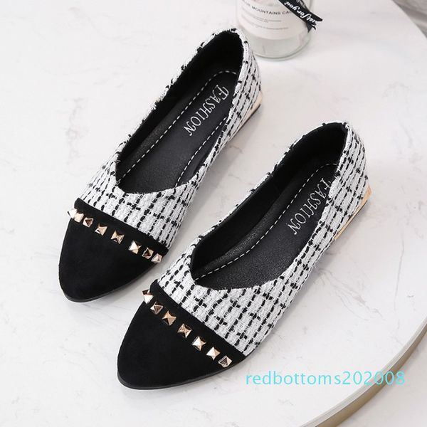 2020 spring ballet flats sweet plaid loafers slip on fabric shoes comfort women flat shoes pointed toe moccasins j15-69 r08, Black
2020 spring ballet flats sweet plaid loafers slip on fabric shoes comfort women flat shoes pointed toe moccasins j15-69 r08, Black
