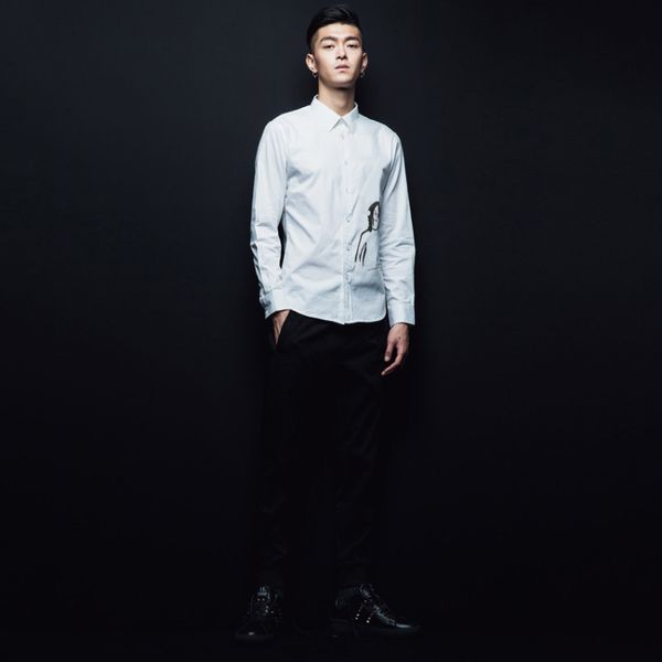 2019 raf simmons denim jacket portrait graffiti long sleeve shirt coat white jackets fashion men women couple street casual hip hop, Black;brown
2019 raf simmons denim jacket portrait graffiti long sleeve shirt coat white jackets fashion men women couple street casual hip hop, Black;brown