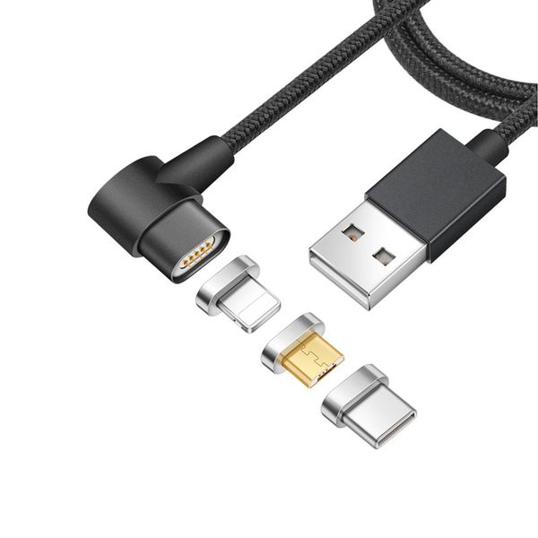 1m nylon braided strong magnetic usb charging cable for 8 pin micro type-c devices
1m nylon braided strong magnetic usb charging cable for 8 pin micro type-c devices