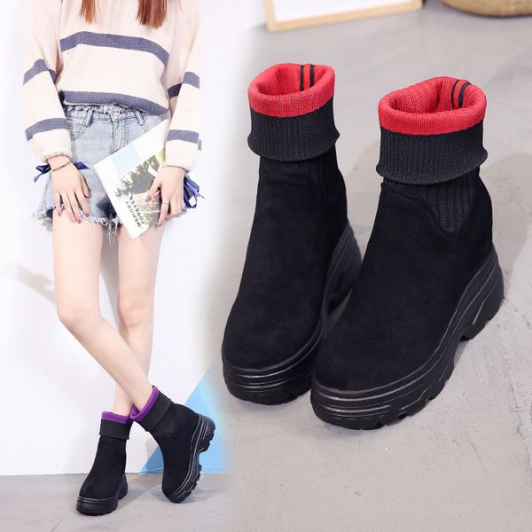 socks boots stretch fabric brand shoes women flats platform breathable hiking shoes mesh mesh lightweight leisure women boots, Black
socks boots stretch fabric brand shoes women flats platform breathable hiking shoes mesh mesh lightweight leisure women boots, Black