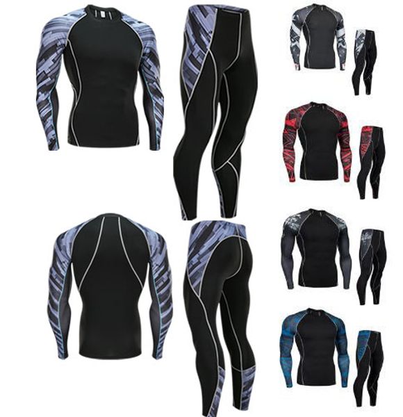 t-shirt compression men muscle shirt rashgarda mma long sleeves fitness men's tracksuit clothing brand t shirt+ leggings set, Gray
t-shirt compression men muscle shirt rashgarda mma long sleeves fitness men's tracksuit clothing brand t shirt+ leggings set, Gray