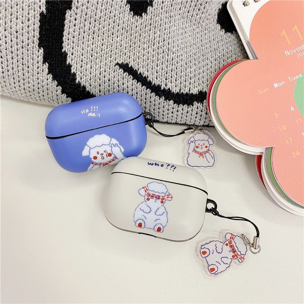 new tpu cute cartoon sheep airpods cases for airpods pro apple bluetooth wireless headset cover 1 / 2 / 3 generatio soft shell with pendant
new tpu cute cartoon sheep airpods cases for airpods pro apple bluetooth wireless headset cover 1 / 2 / 3 generatio soft shell with pendant