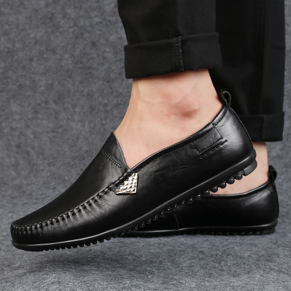 2019 summer new style large size casual leather shoes men's trend england korean-style versatile fashion moccosins men's, Black
2019 summer new style large size casual leather shoes men's trend england korean-style versatile fashion moccosins men's, Black