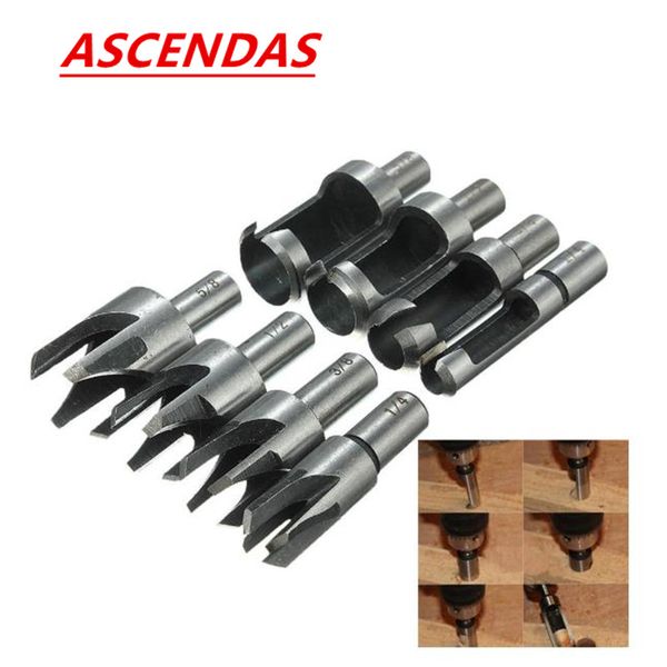 ascendas 8pcs 5/8" 1/2" 3/8" 1/4"inch woodwork plug cutting drill bit set claw round wood tenon drill saw tool bored hol
ascendas 8pcs 5/8" 1/2" 3/8" 1/4"inch woodwork plug cutting drill bit set claw round wood tenon drill saw tool bored hol